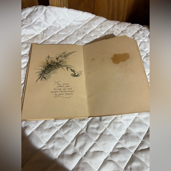 Vintage wedding day book - Picture 5 of 7